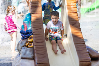 Child on Slide