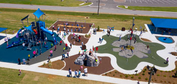 Playground picture from above