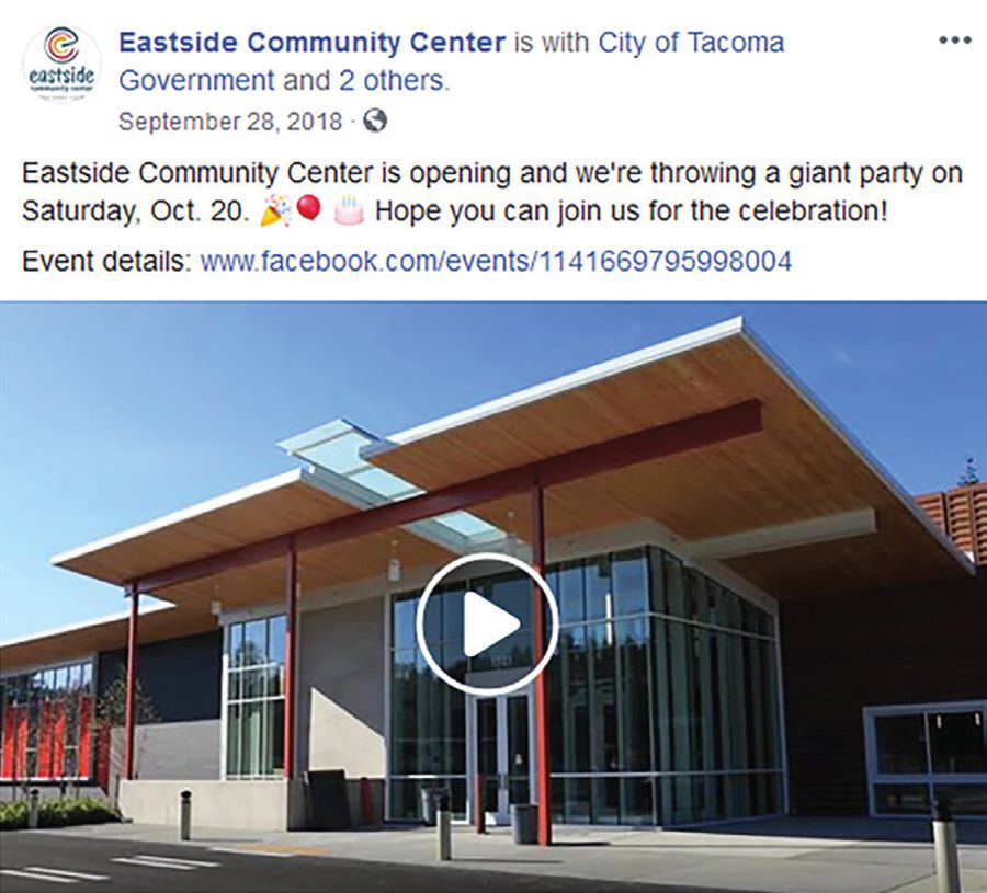 Eastside Community Center, Tacoma