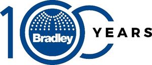 Bradley Corp 100 years anniversary logo 