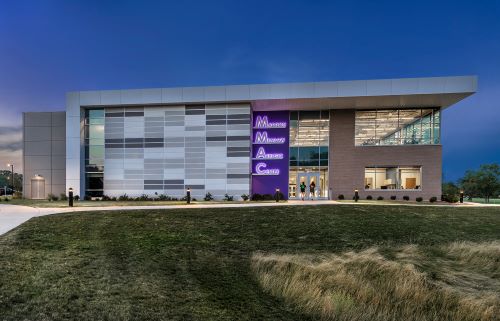 exterior view of a recreation center