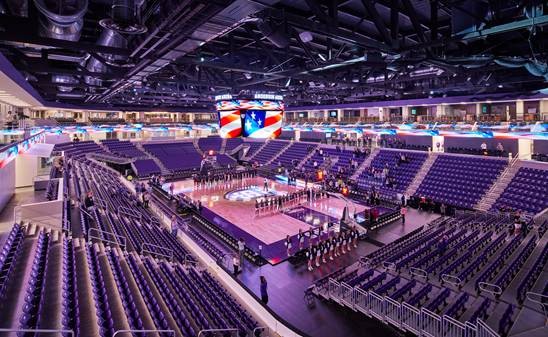 an overview of an arena