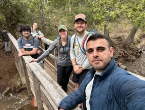 Students on a Park Trail